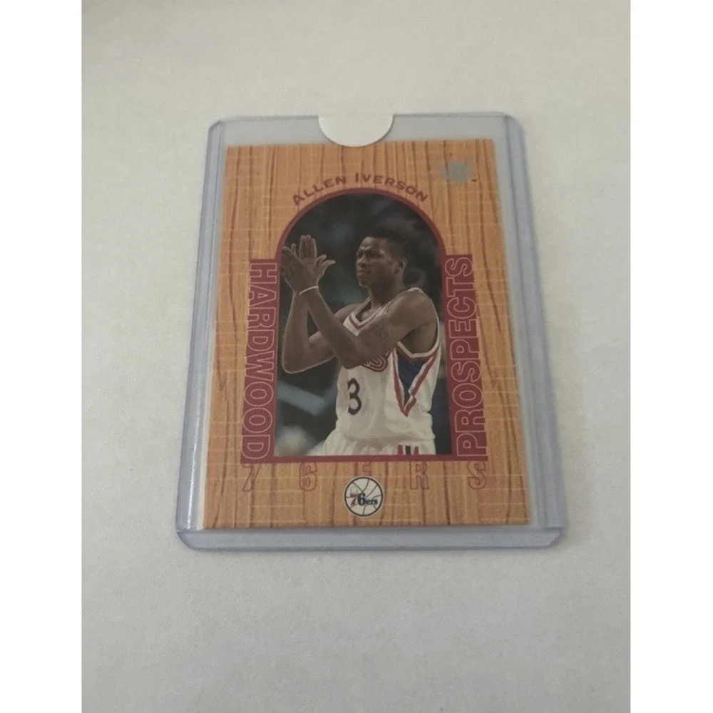 ALLEN IVERSON 1997/98 UPPER DECK UD3 #14 HARDWOOD PROSPECTS‎ BA7013